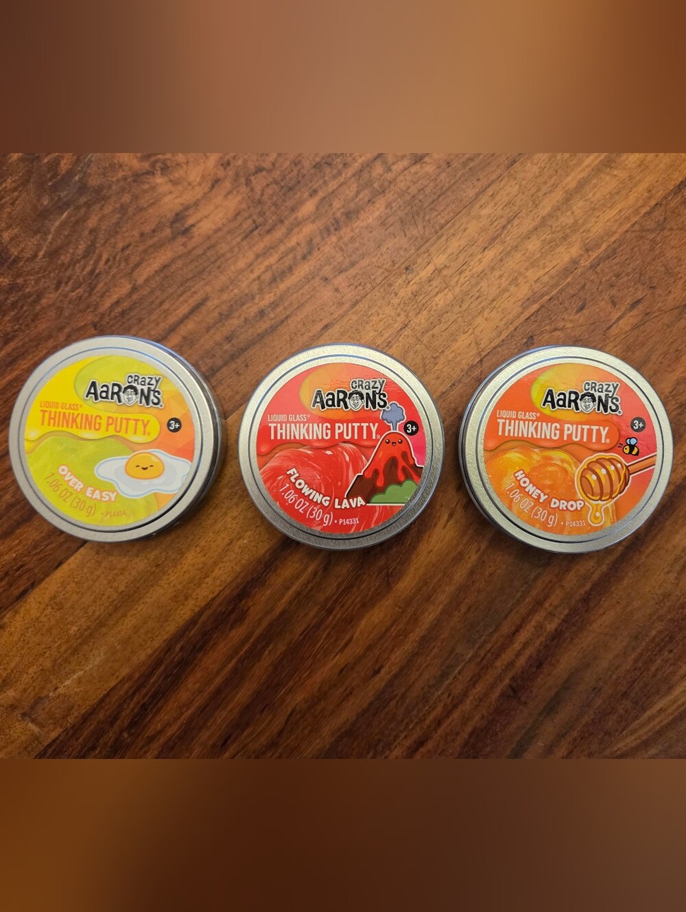 Crazy Aaron's Thinking Putty Lot Of 3
